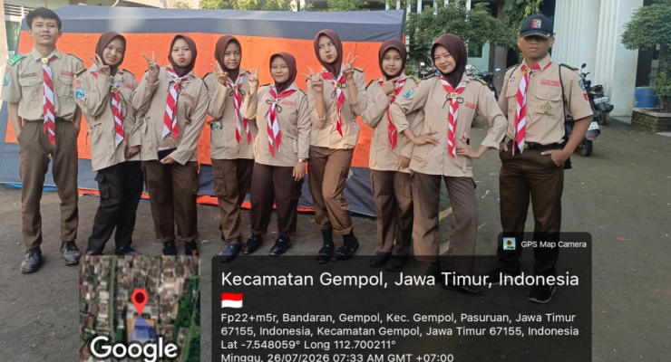 Pelantikan Penegak Laksana dan Brevet Tapak Merah SMA Walisongo Gempol